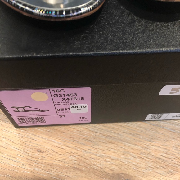 ❌SOLD❌ Chanel Crystal Thong Sandals - Picture 4 of 8